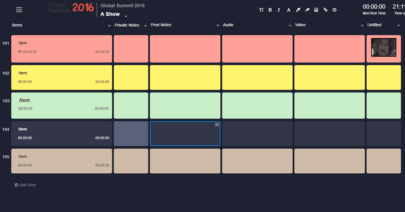 row highlighting row highlighting