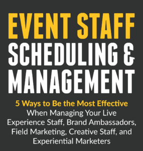 event staff scheduling