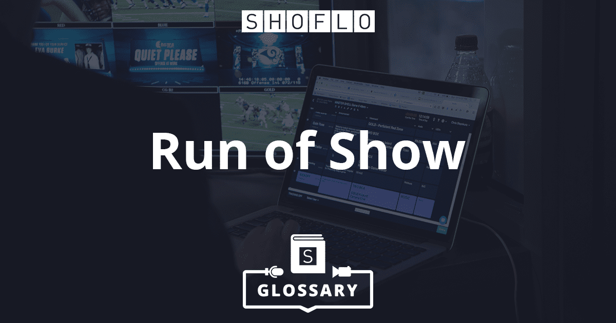 run of show run of show