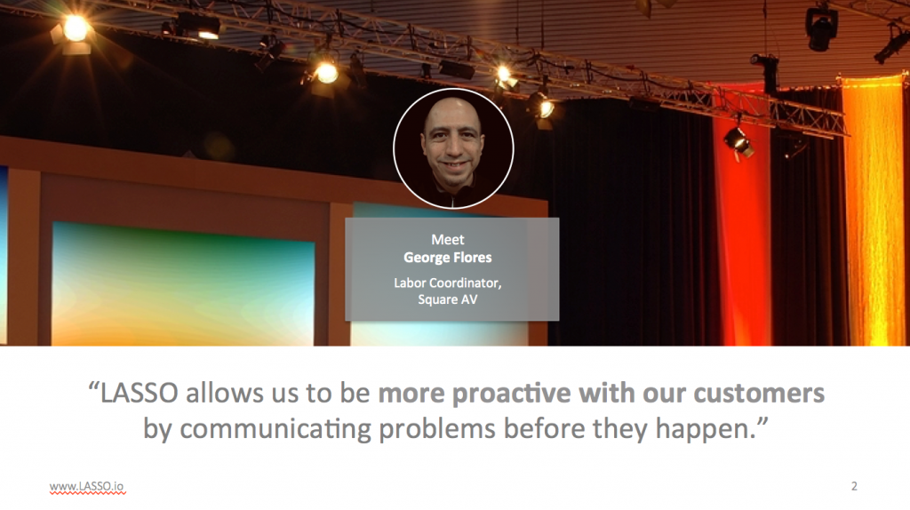 Square AV automates and integrates crew scheduling with LASSO