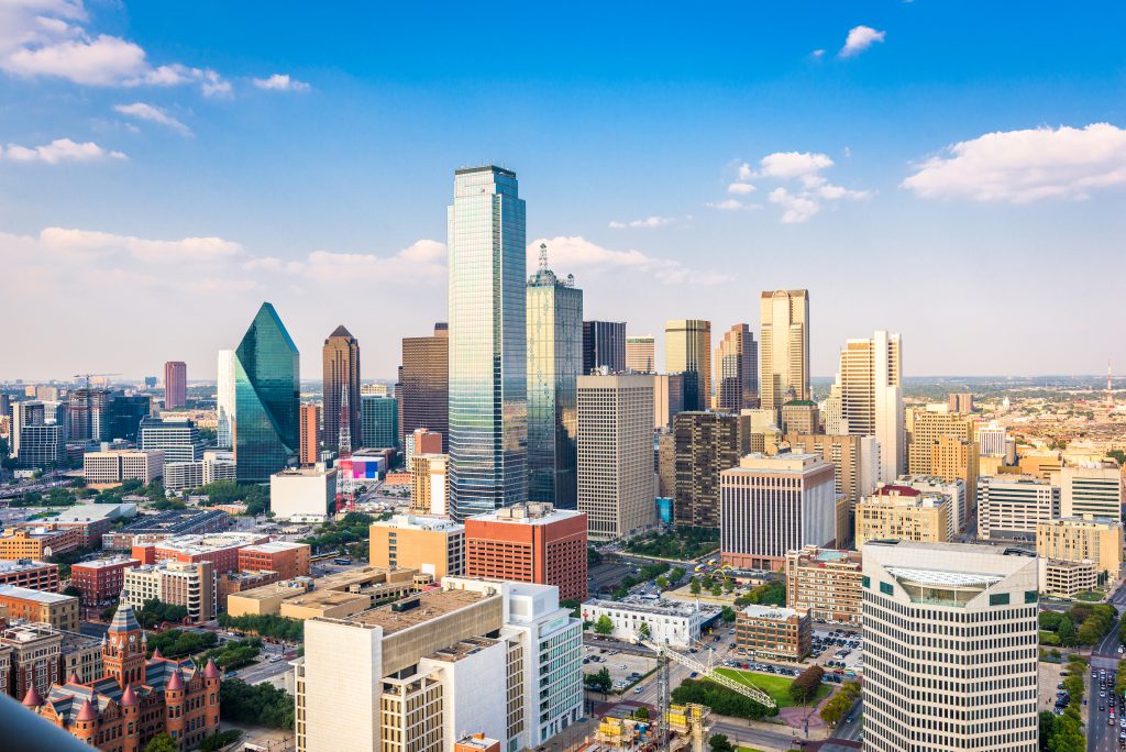 Dallas, Texas, USA downtown city skyline in the afternoon. | LASSO