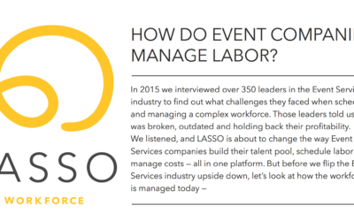How Do Event Companies Manage Labor?