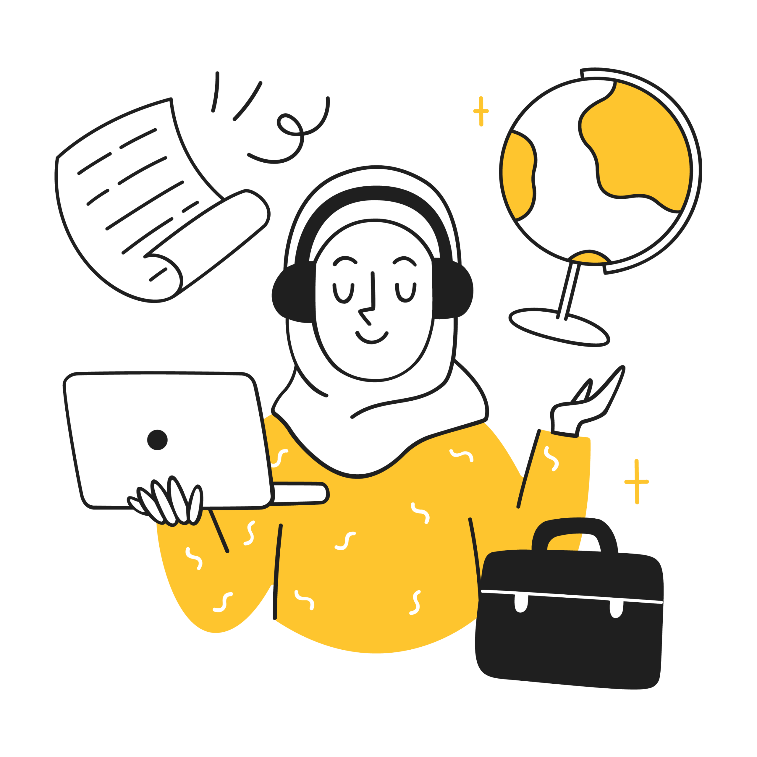 lasso illustrations travel