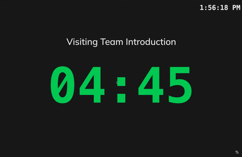 combined timer lineup
