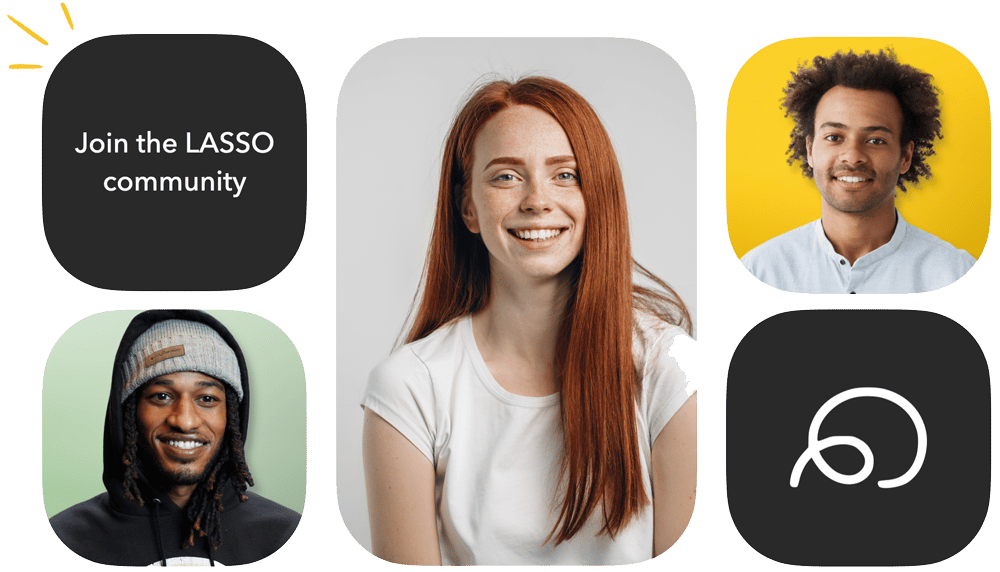 Lasso community event staff members