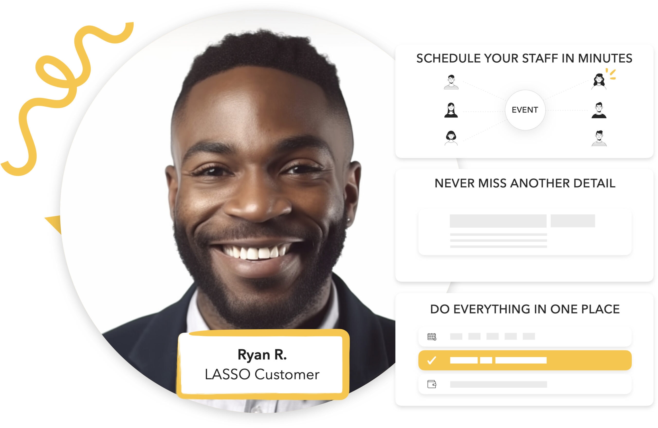 Staff 2x more events with automated event staffing software from LASSO